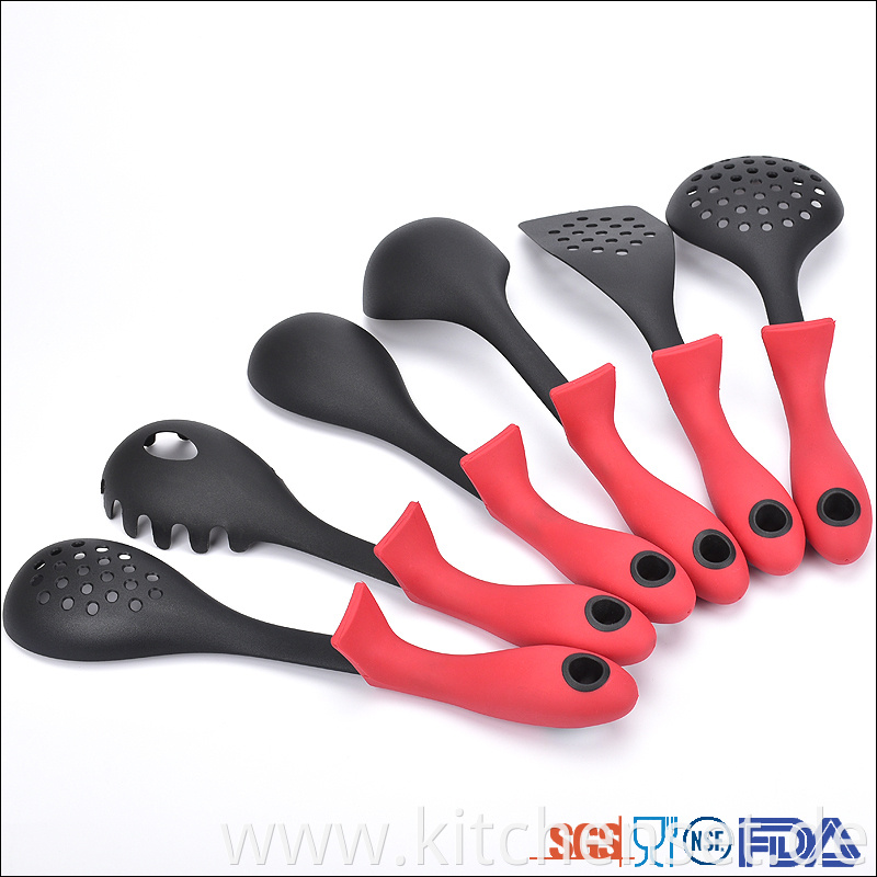 6 Piece household cooking nylon premium kitchen utensils